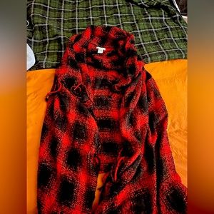 Maurice’s long Buffalo plaid cover